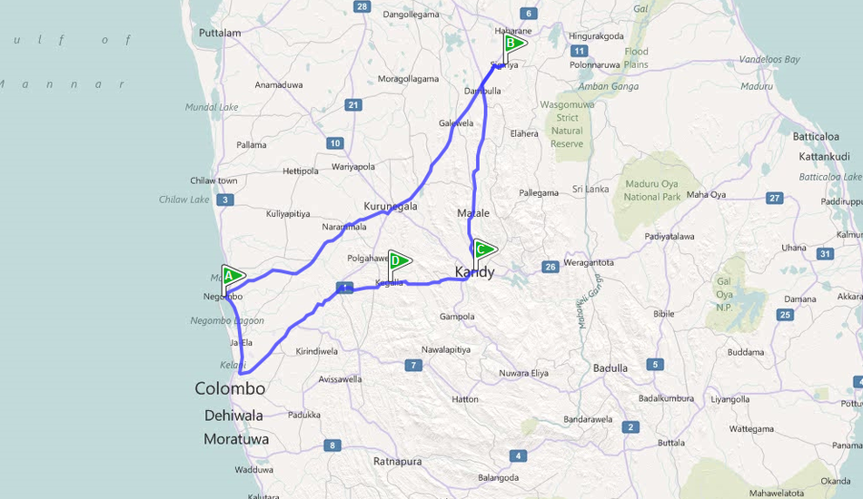 Four days in Sri Lanka