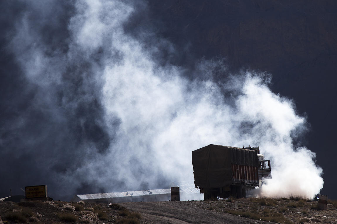 Start it up.. The daily dance between fire and ice to get the trucks moving.